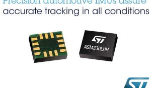 ASM330LHH an Automotive 6-axial inertial module introduced by STMicroelectronics