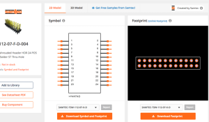 Samtec releases over 100,000 new models on SnapEDA