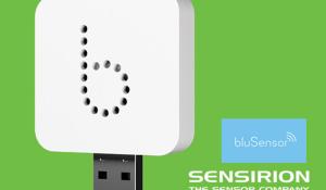Sensirion Humidity Sensor and Gas Sesnor used in bluSensor’s Air Quality Device 