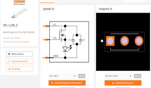 SnapEDA releases new optoelectronic products