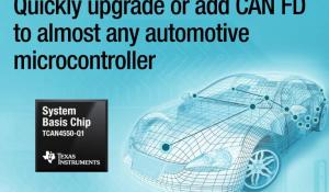 System Basis Chip (SBC) with integrated CAN FD controller and transceiver