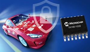 TrustAnchor100 (TA100) CryptoAutomotive Security IC from Microchip