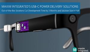 Maxim Integrated’s USB-C Power Delivery Solutions 