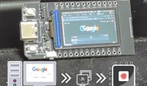 Using an ESP32 as a Small Wireless Desktop Monitor