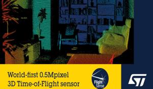 0.5Mpixel 3D Time-of-Flight sensor