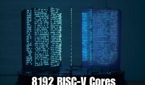 8,192-Microcontroller Display Cluster