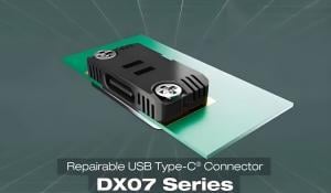 Repairable USB Type-C connector from the JAE DX07 series