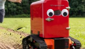 Engineer Builds Self Driving Mini Fridge Robot