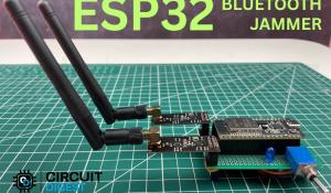 DIY Bluetooth Jammer Using ESP32 & NRF24L01