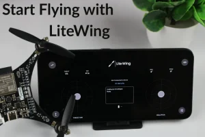 how to fly litewing esp32 drone
