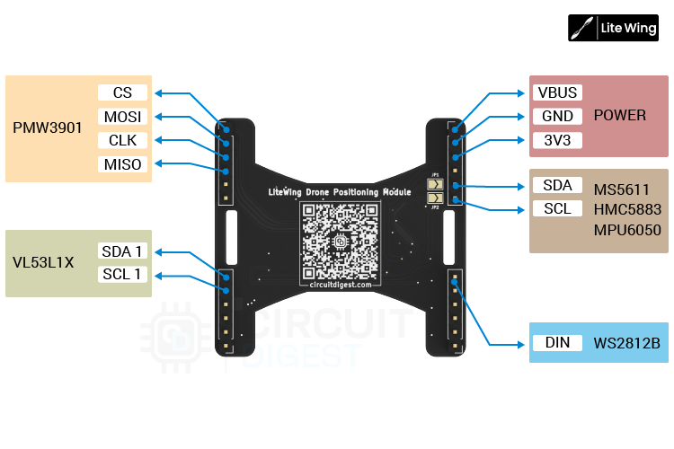 litewing positioning module pinouts