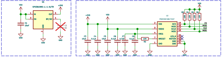 optical flow sensor circuit diagram