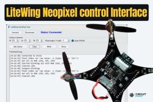 neopixel color change and control on litewing drone