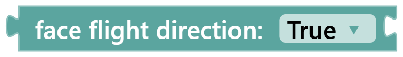 Face Flight Direction Modifier Block