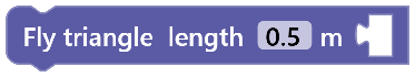 Fly Triangle Shape Block