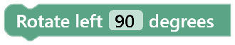 Rotate Left (Yaw) Block