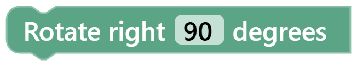 Rotate Right (Yaw) Block