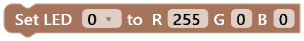 Set Single LED Block