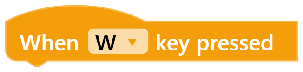 When Key Pressed Event Block