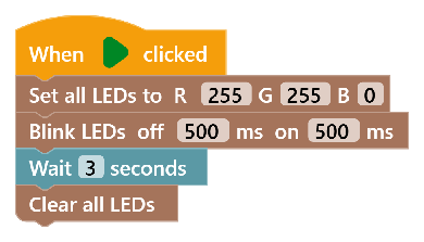 Connection Test LED Sequence Stack