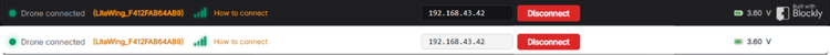 Status Bar and Connection Controls