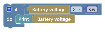 Battery Voltage Conditional Guard Example