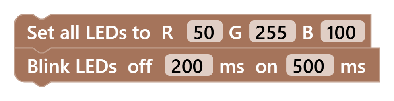 Blink LEDs Alarm Example