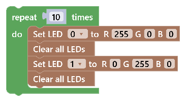 Navigation Lights Single LED Example