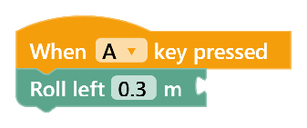 Roll Left Lateral Shift Example